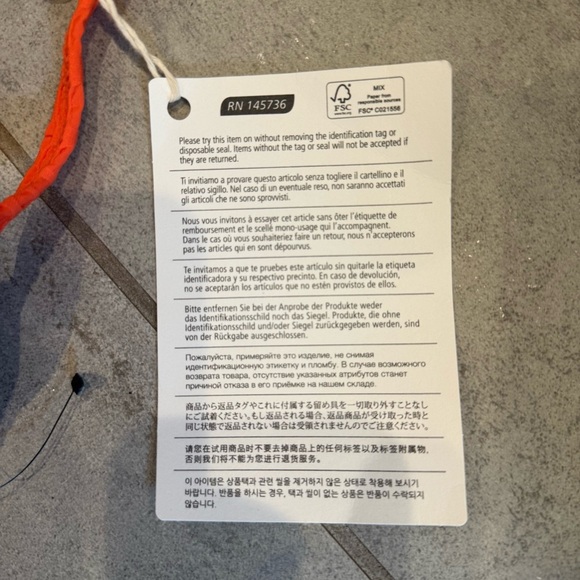 NWT Lisa Marie Fernandez Vibrant Orange Bikini Set Size XS - Picture 9 of 10